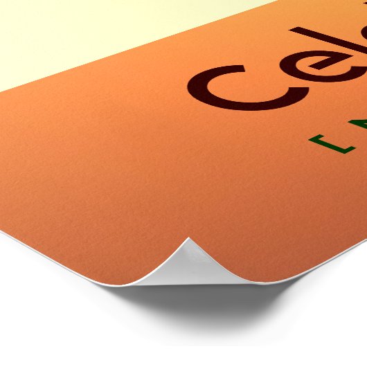 EARDE DAG vieren Classroom Poster (Hoek)