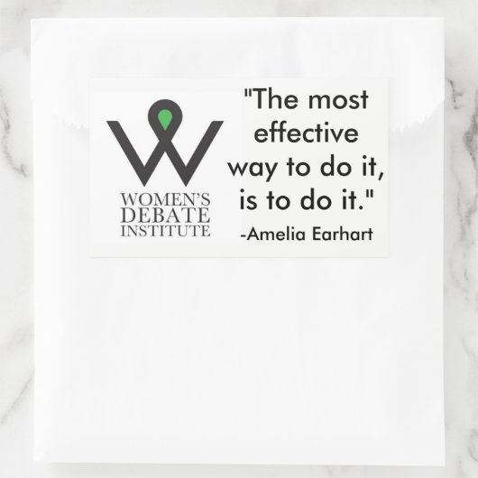 Earhart sticker (Tas)