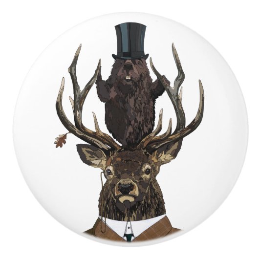 Earl & Council Keramische Knop (Voorkant)