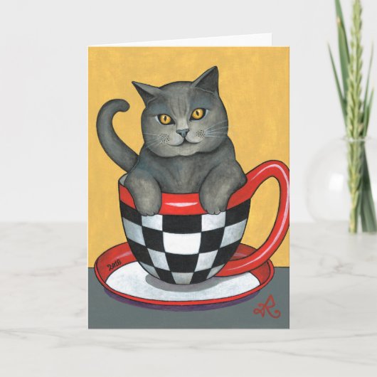 EARL GREY CAT TEA KAART (Voorkant)