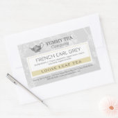 Earl Grey - Sticker pour Étiquette de thé à feuill (Enveloppe)