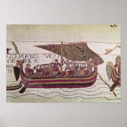 Earl Harold met zijn zeilen vol wind Poster (Voorkant)