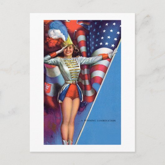 Earl Moran  Americana Briefkaart (Voorkant)