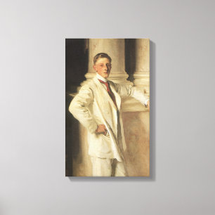 Earl of Dalhousie van Sargent, portretkunst Canvas Afdruk