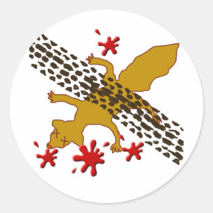 Earl The Dead Squirrel Ronde Sticker