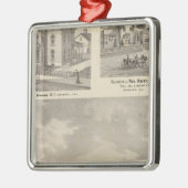 Earlham College, Richmond Metalen Ornament (Links)