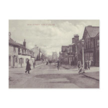 Earls Colne High Street Carte Postale Style Vintag