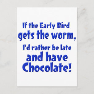 Early Bird Briefkaart