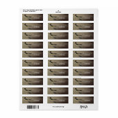Early Bird, return address label (Full Sheet)