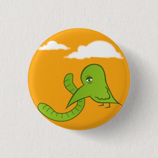 Early Bird Ronde Button 3,2 Cm (Voorkant)