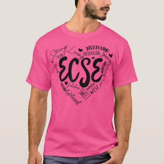 Early Childhood Special Education SPED ECSE Crew L T-shirt