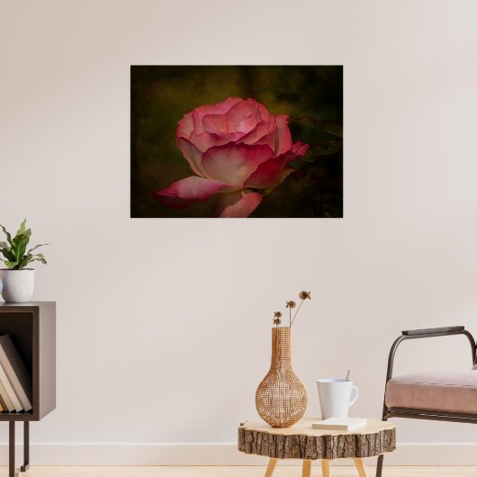 Early Evening Rose Poster (Woonkamer 3)