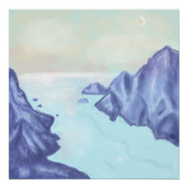 Early morning on the Fjord  Perfect Poster