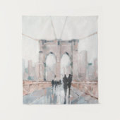 Early Morning Stroll - New York Wandkleed (Voorkant)