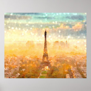 Early Paris Morning Poster