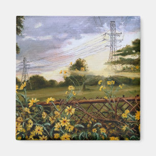 Early September Evening Sunset Magneet