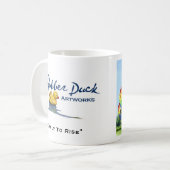 "Early to Rise" Koffiemok (Voorkant links)