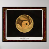 Early View of the Planet Mars Poster (Devant)