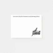 Early Warning System Journalist Post-it® Notes (Devant)