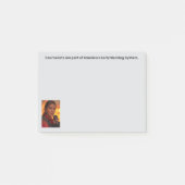 Early Warning System Journalist Post-it® Notes (Devant)