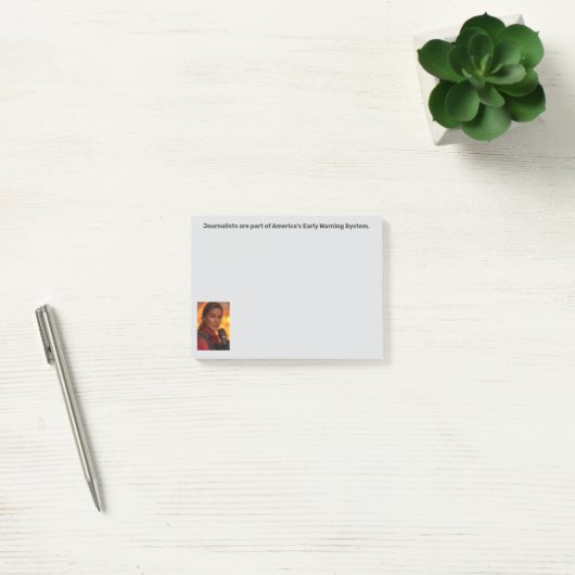 Early Warning System Journalist Post-it® Notes (Bureau)