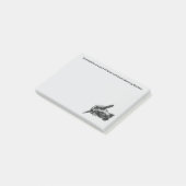 Early Warning System Journalist Post-it® Notities Notes (Schuin)