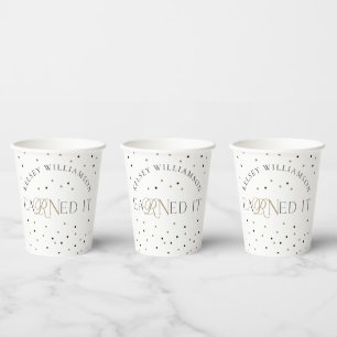 eaRNed It Nursing School Afstuderen Celebration Papieren Bekers