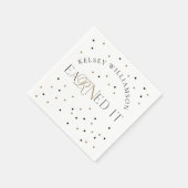 eaRNed It Nursing School Afstuderen Celebration Servet (Hoek)