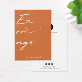 Earring Display Business Card (Bureau)