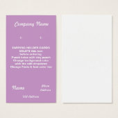 EARRING Kaarten Aangepaste visitekaartjes (Voorkant /achterkant)