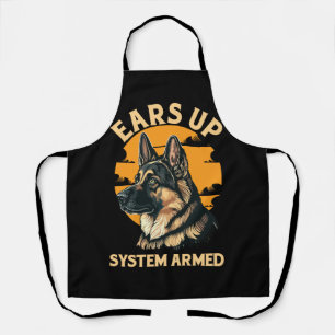 Ears Up Systeem Gewapend Hondenliefhebber Duitse H Schort