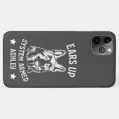 Ears Up Systeem Gewapende Duitse Herders Grappig Case-Mate iPhone Case (Achterkant (horizontaal))