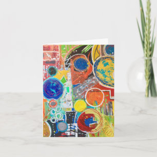 Earth 360 Blank Notecard Kaart