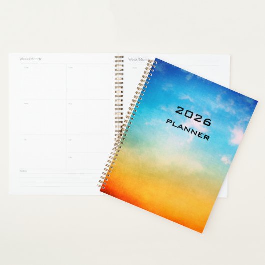 Earth and Sky 2026 Planner (Devant avec enveloppe)
