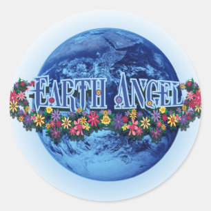 Earth Angel Ronde Sticker