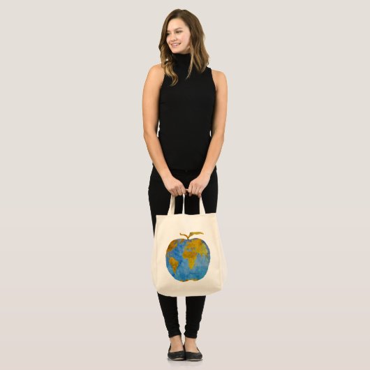 Earth Apple Tote Bag (Voorkant (model))