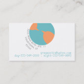 Earth Chat Visitekaartje (Achterkant)