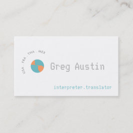 Earth Chat Visitekaartje