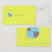 Earth Chat Visitekaartje (Voorkant / Achterkant)