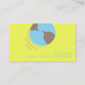 Earth Chat Visitekaartje (Achterkant)