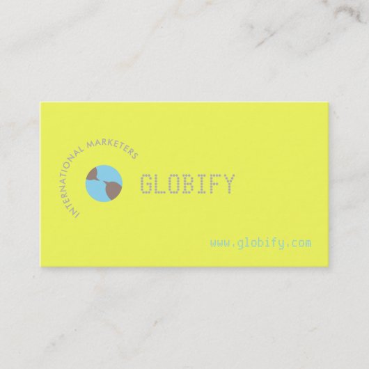 Earth Chat Visitekaartje (Voorkant)