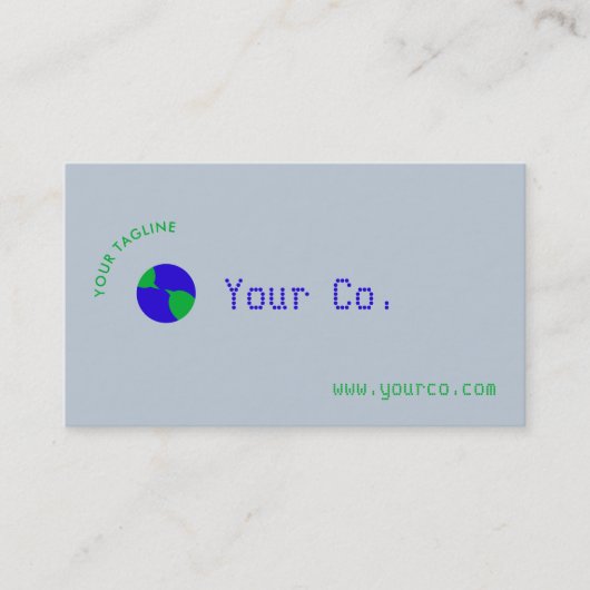 Earth Chat Visitekaartje (Voorkant)