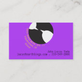 Earth Chat Visitekaartje (Achterkant)