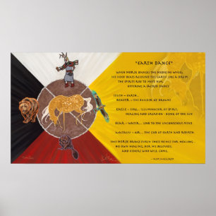 Earth Dance van Kim McElroy Poster