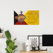 Earth Dance van Kim McElroy Poster (Thuiskantoor)