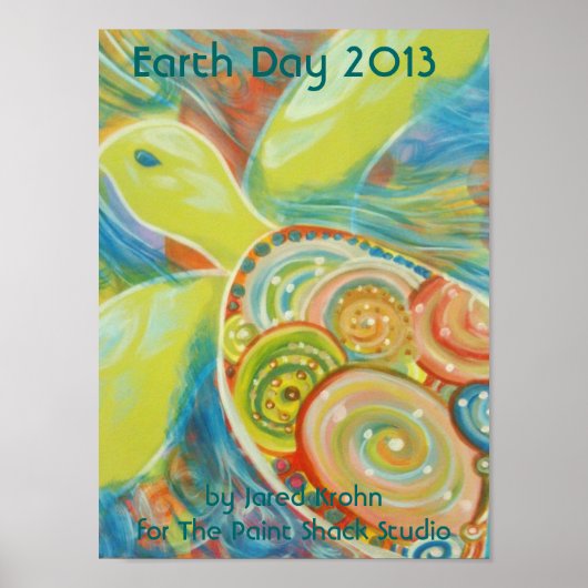 Earth Day 2013 Zee Turtle Poster (Voorkant)