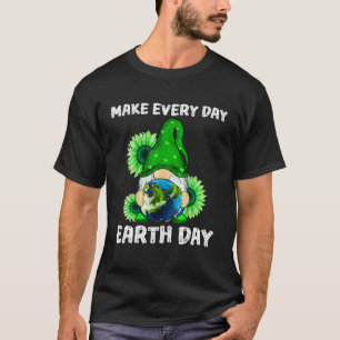 Earth Day 2023 Gnomen Planet maakt elke dag aarde T-shirt
