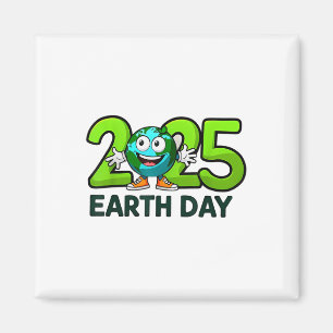 Earth Day 2025 Funny Earth Day Kinder jongens Magneet