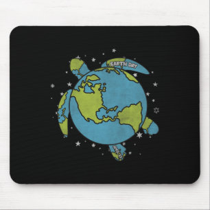 Earth Day 2025 Herstel Recyclen Zee Schildpad Red Muismat