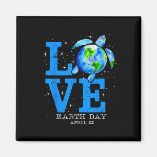 Earth Day 2025 Save Zee Turtle De Planeet Herstel Magneet